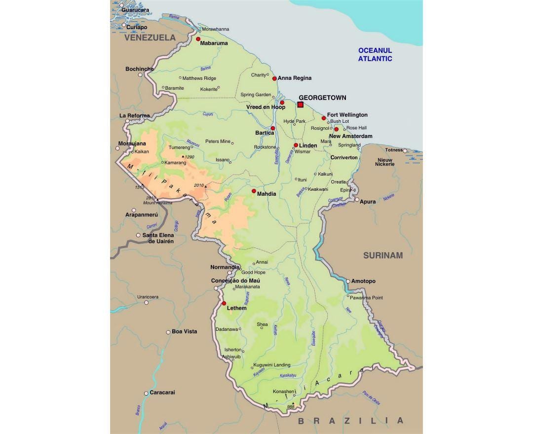 نقشه گویان نشان دادن شهرها
