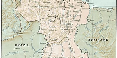 نقشه گویان نشان دادن سه شهرستان