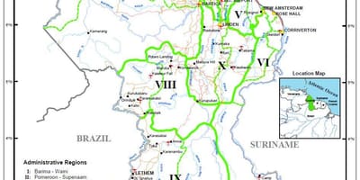 نقشه گویان نشان دادن مناطق